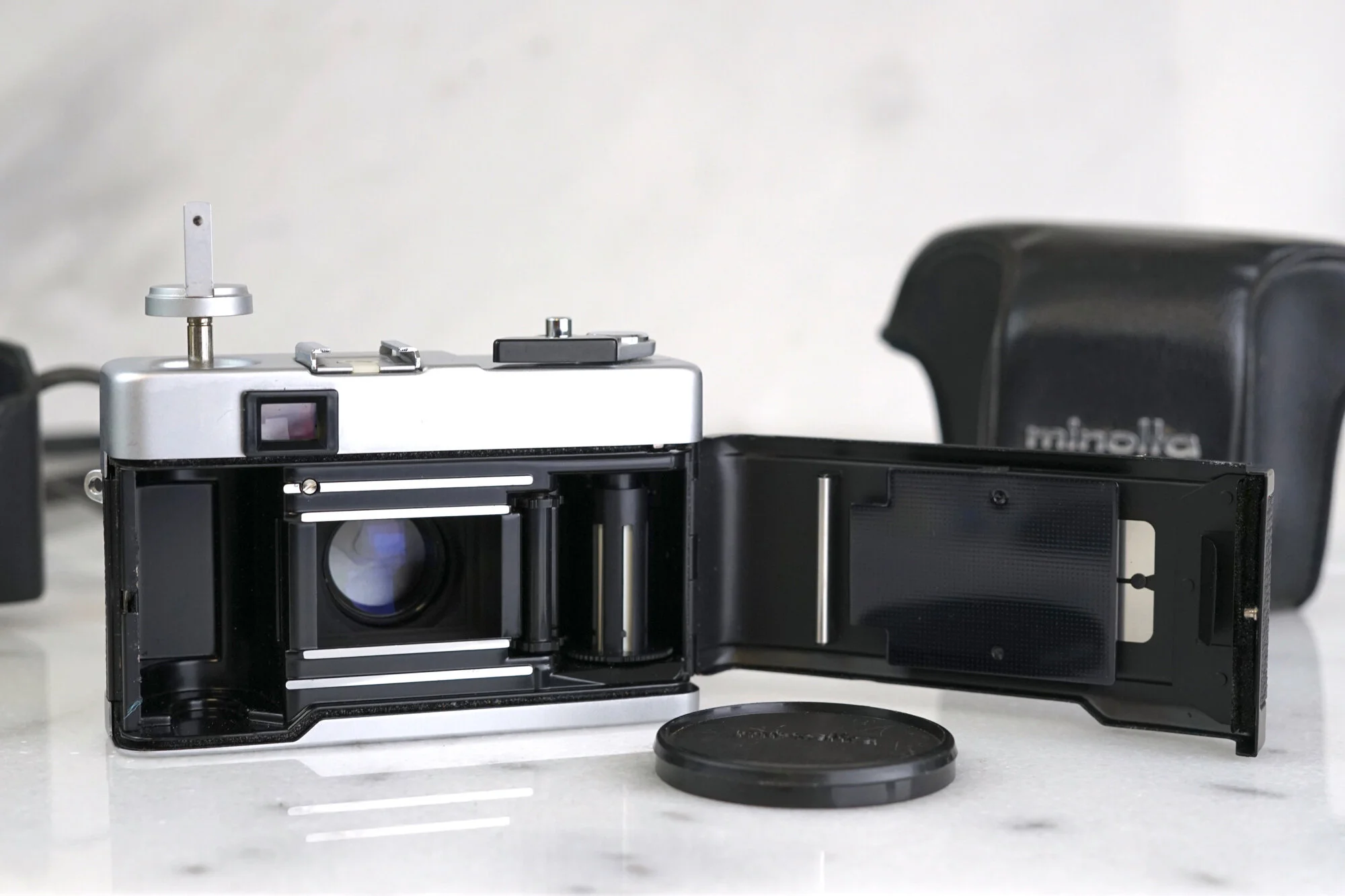 Minolta Hi-Matic 7s 35mm Film Rangefinder Camera with Ever-Ready